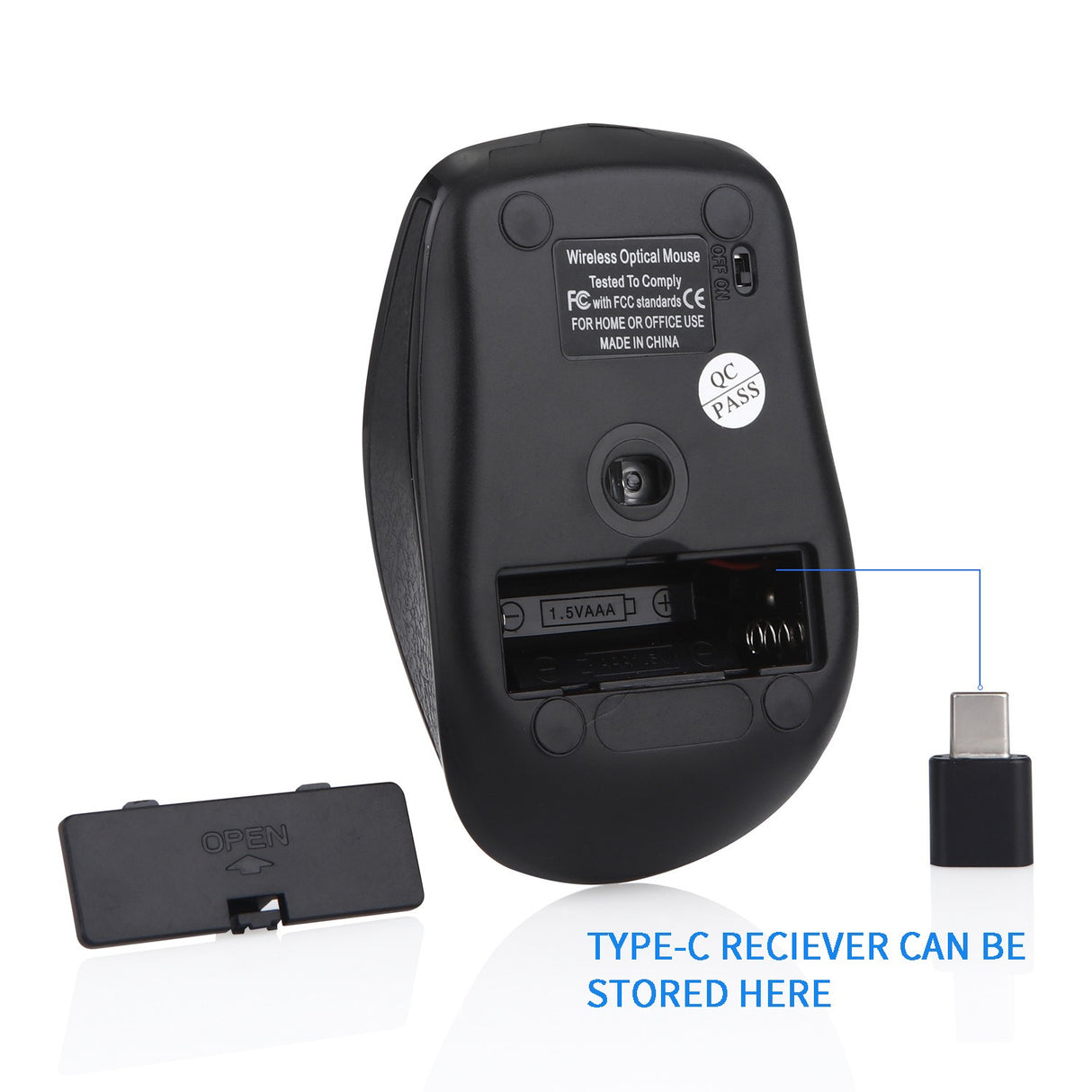 USB-C Wireless Mouse Silent Office Gaming Laptop Creative Wireless Mouse - V.I.P Digital Presence