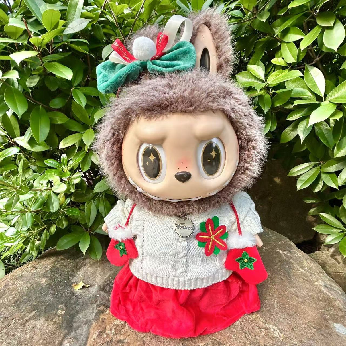 Clothing with 58cm LABUBU Design ZIMOMO Doll Clothes Rubber LABUBU Plush Toy Clothing Cute