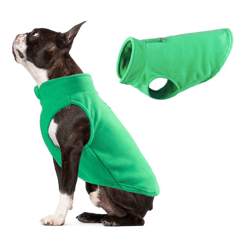Dog clothing thickened solid color fleece pet dog supplies - V.I.P Digital Presence