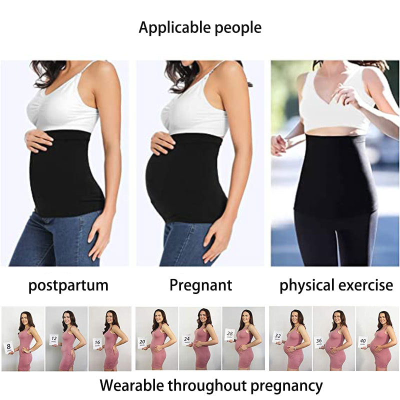 Pregnant Women's Belly Belt Seamless Anti-Skid Silicone Pregnant Belly Support Belt Pregnant Pants Top Extended Belly Belt - V.I.P Digital Presence