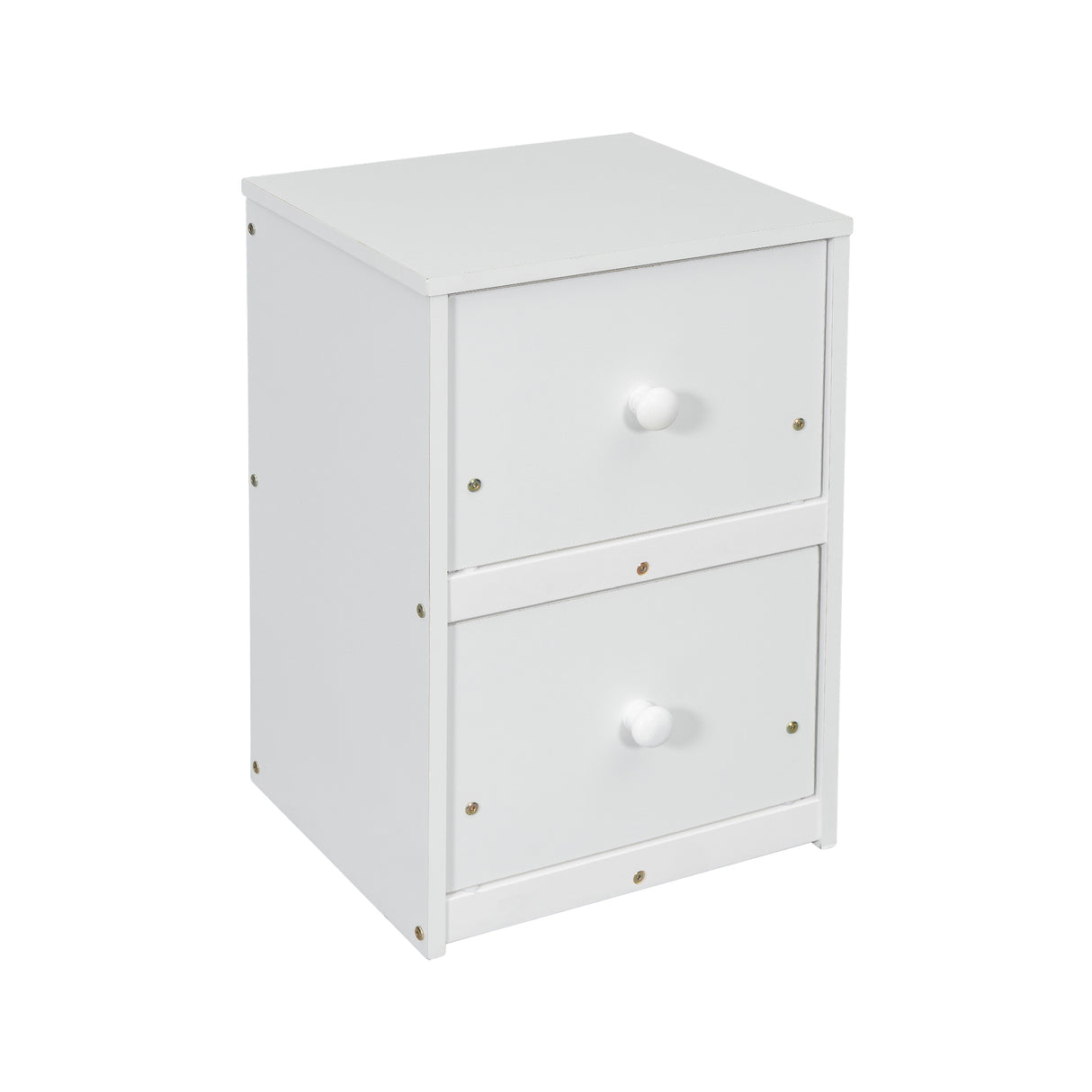 Twin Loft Wood Bed with Under-bed, Built-in Desk, a Storage Cabinet of 2 Drawers, Guardrails, Ladder,White - V.I.P Digital Presence