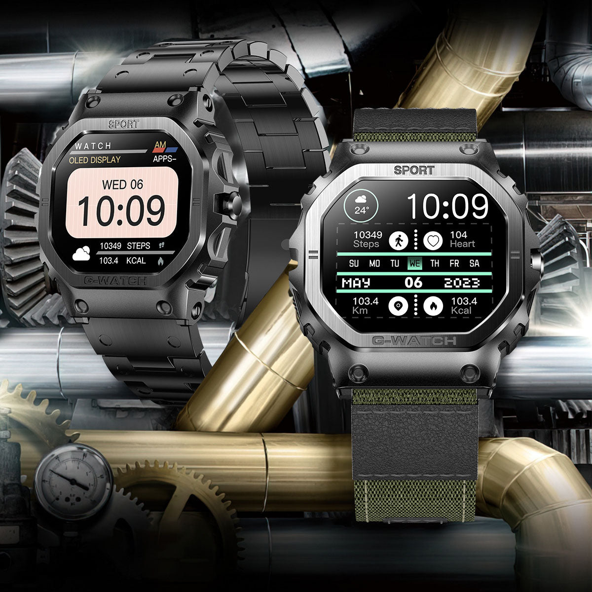 I108 smartwatch, high-definition screen, Bluetooth call, smart sports wristband, true blood oxygen, IP68 waterproof - V.I.P Digital Presence