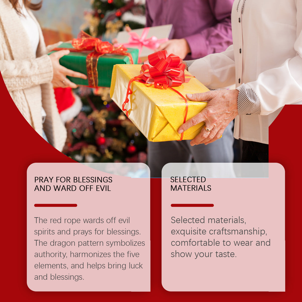 Red Rope Dragon Bracelet Traditional Elements Designed For Men And Women Couples Universal Bracelet Gift Daily Portable - V.I.P Digital Presence