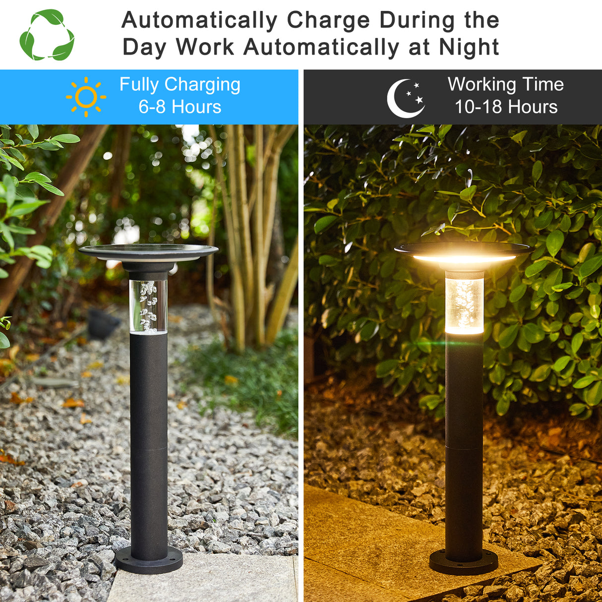 Solar Lawn Light With Dimmable LED - V.I.P Digital Presence
