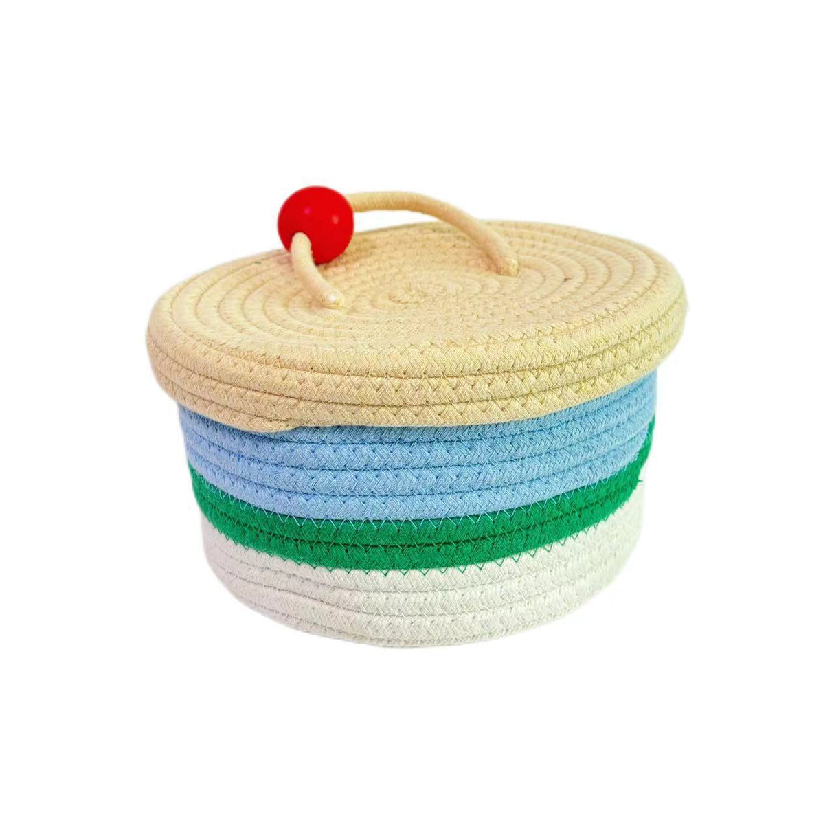 Home Cotton Weaving Storage Basket Ins Wind Vegetable Toy Storage Basket Living Room Miscellaneous Display Underwear Storage Basket - V.I.P Digital Presence