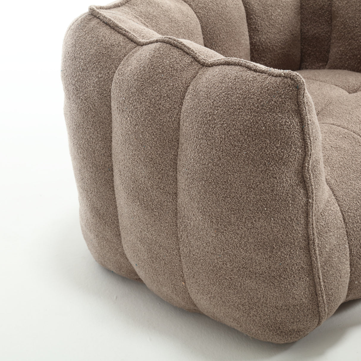 Soft Bean Bag Chair with High Resilient Foam(Chips)for living room and bedroom,Comfortable Square Lazy Sofa with Footstool - V.I.P Digital Presence