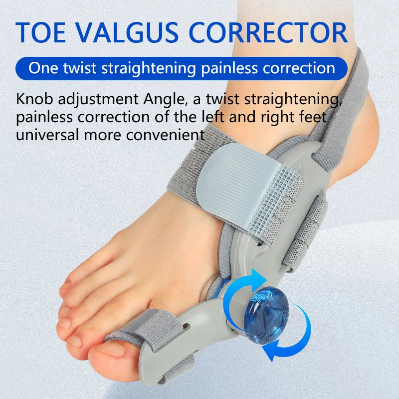 Bunion Corrector Unisex Foot Hallux Valgus Braces Rotatable Toe Separator Straightener Adjustable Pedicure Finger Toe Corrector - V.I.P Digital Presence