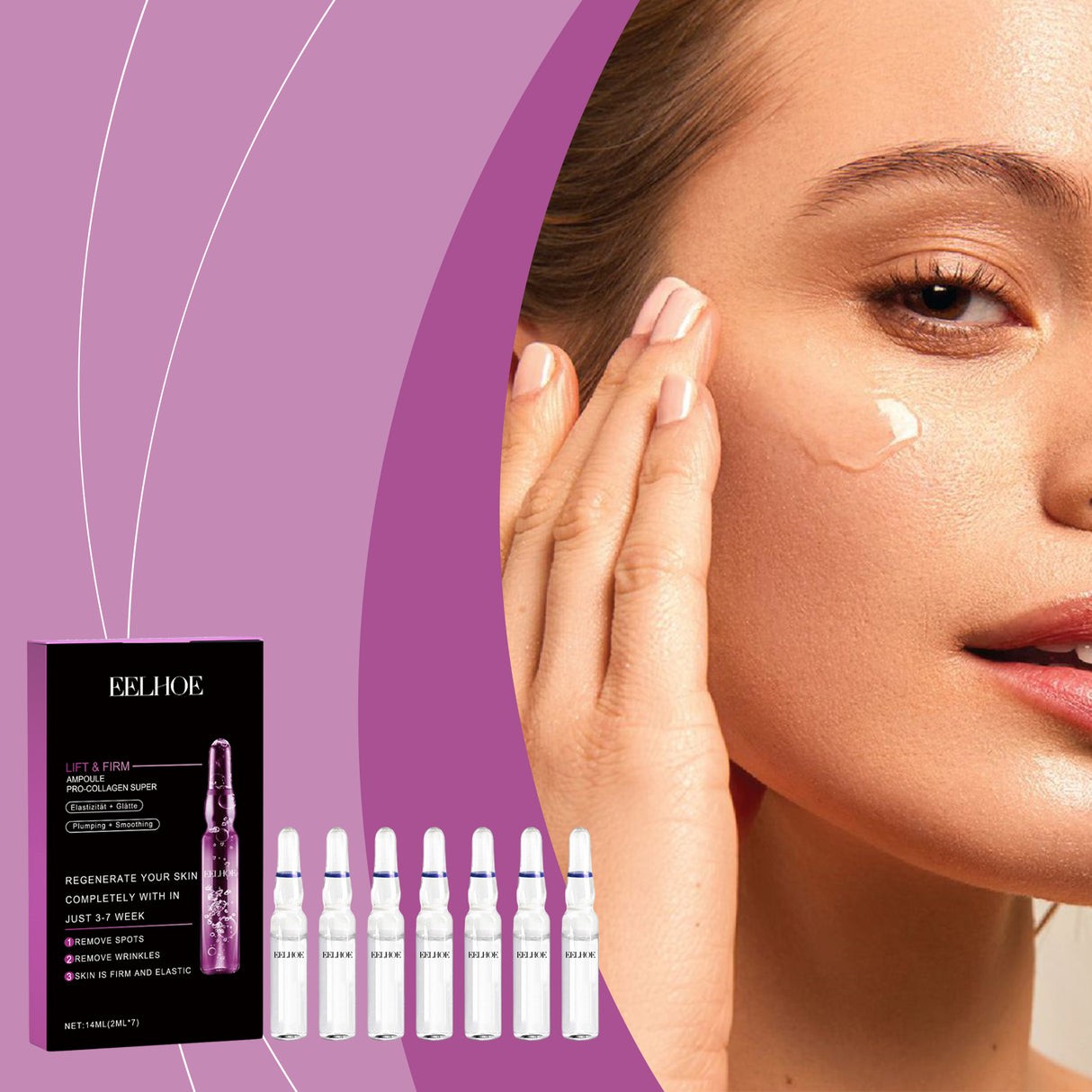 El suero Ceramide Ampere hidrata, rejuvenece y mejora la elasticidad de la piel.