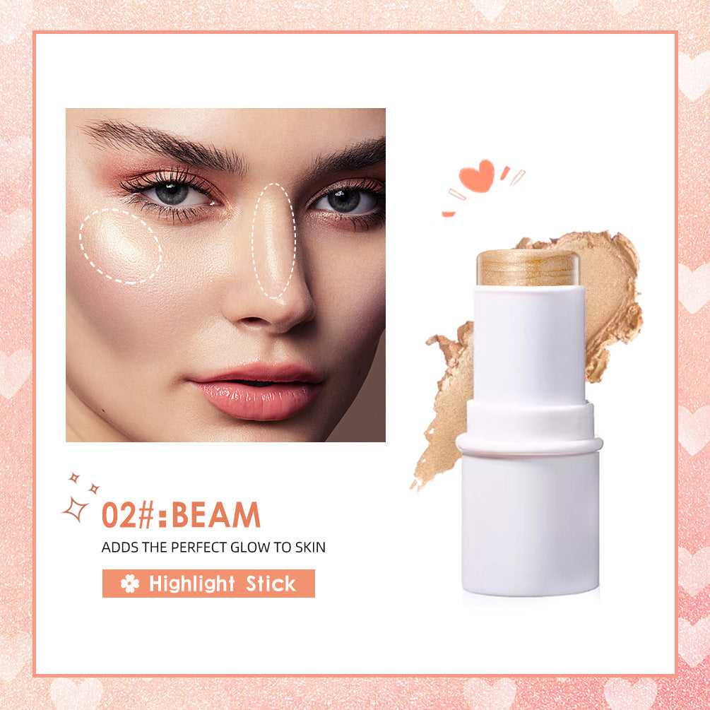 QIBEST Multifunctional Makeup Stick Highlighter Blush Contouring Balm Lip Stick Rouge Pen Lipstick - V.I.P Digital Presence