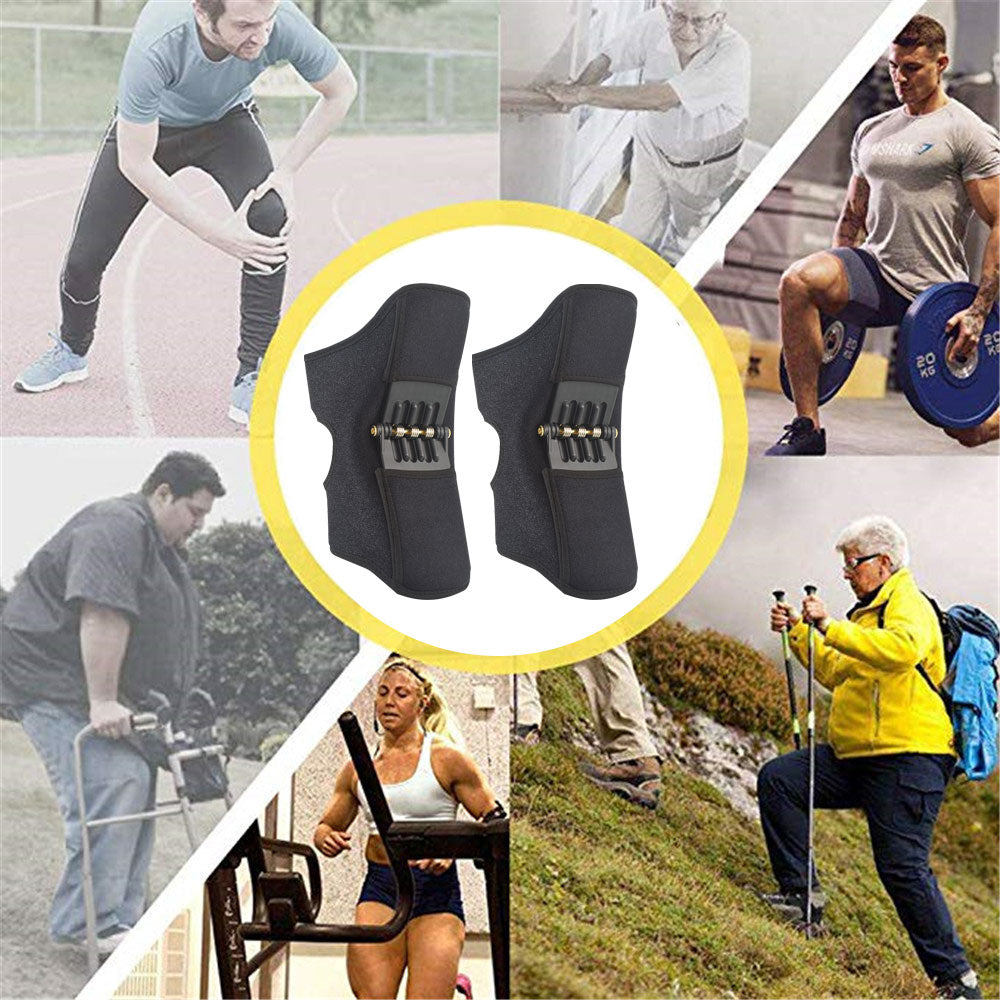 Upgraded version knee joint support pads Breathable Non-slip power knee stabilizer pads Climbing body well spring Sport knee - V.I.P Digital Presence