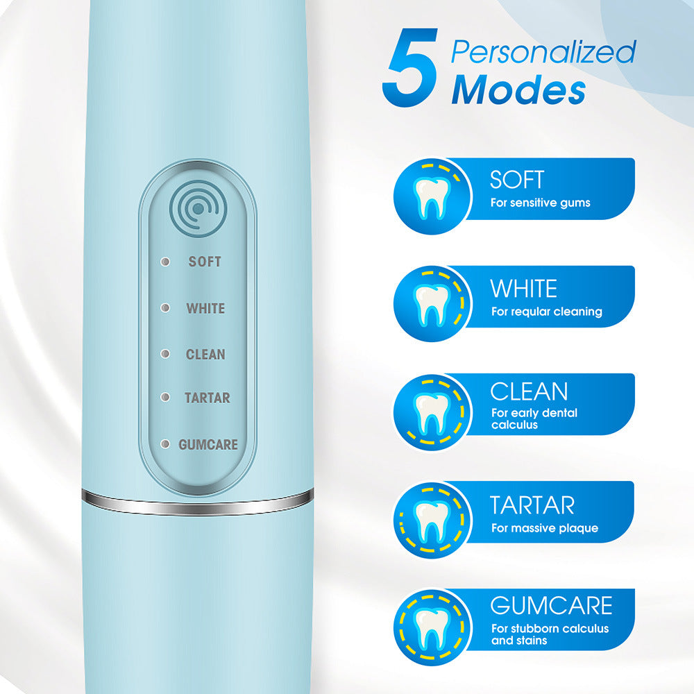 5-Speed Touch Calculus Remover Household Electric Tooth Cleaner Tooth Cleaning Rinsing Tooth Device Beauty Dental Instrument - V.I.P Digital Presence