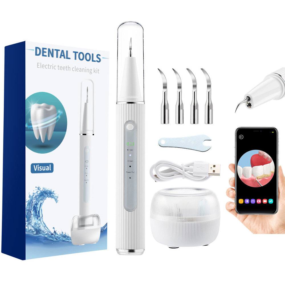 2-in-1 dental cleaning flushing instrument for removing dental calculus and plaque visualized true ultrasonic dental cleaner - V.I.P Digital Presence