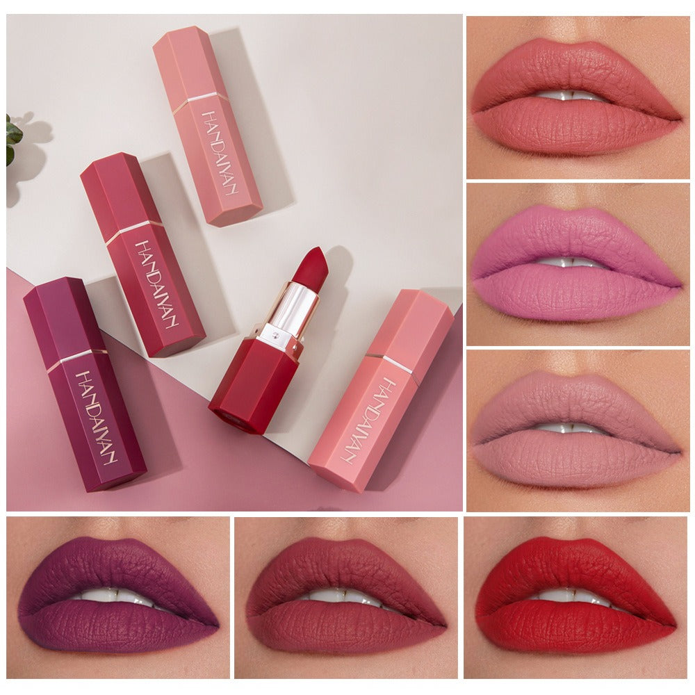 HANDAIYAN Han Daiyan Amazon Hot 6 Color Matte Moisturizing Lipstick lipstick - V.I.P Digital Presence