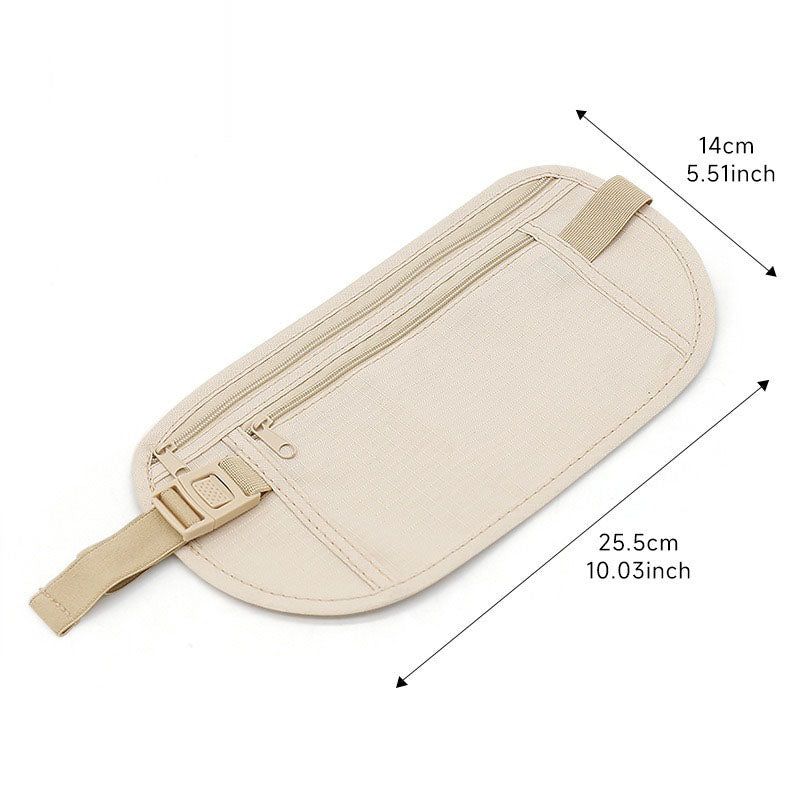 Sports waist bag for men and women, close fitting invisible outdoor running waist bag, multifunctional ultra-thin mobile phone waist bag - V.I.P Digital Presence