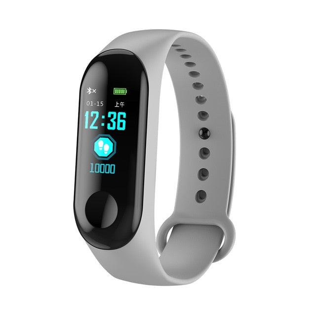 M3 Plus Color IPS Screen Smart Sport Fitness Bracelet IP68 Waterproof Blood Pressure Oxygen Activity Tracker For Men Women - V.I.P Digital Presence