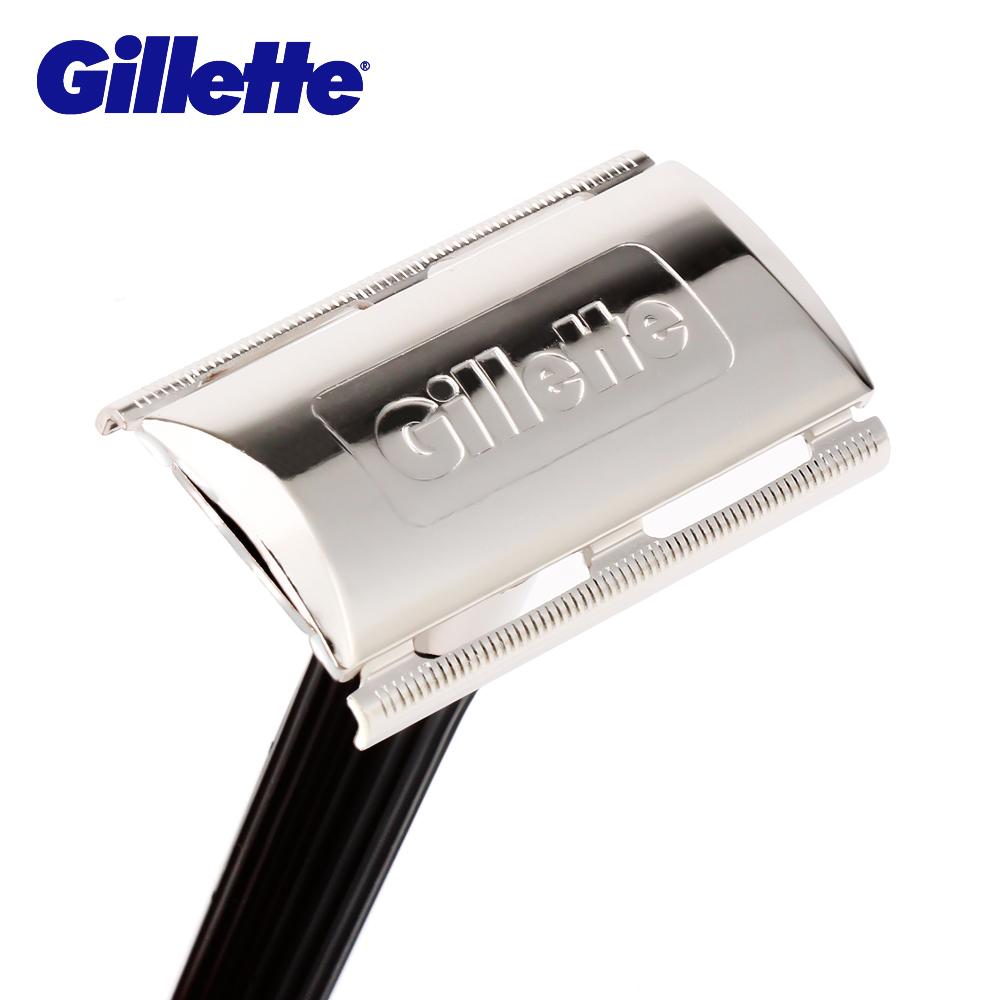 Gillette Super Blue Men Shaving Razors Knife 1 Holder With 1 Blade Official Authentic Safety Razors - V.I.P Digital Presence