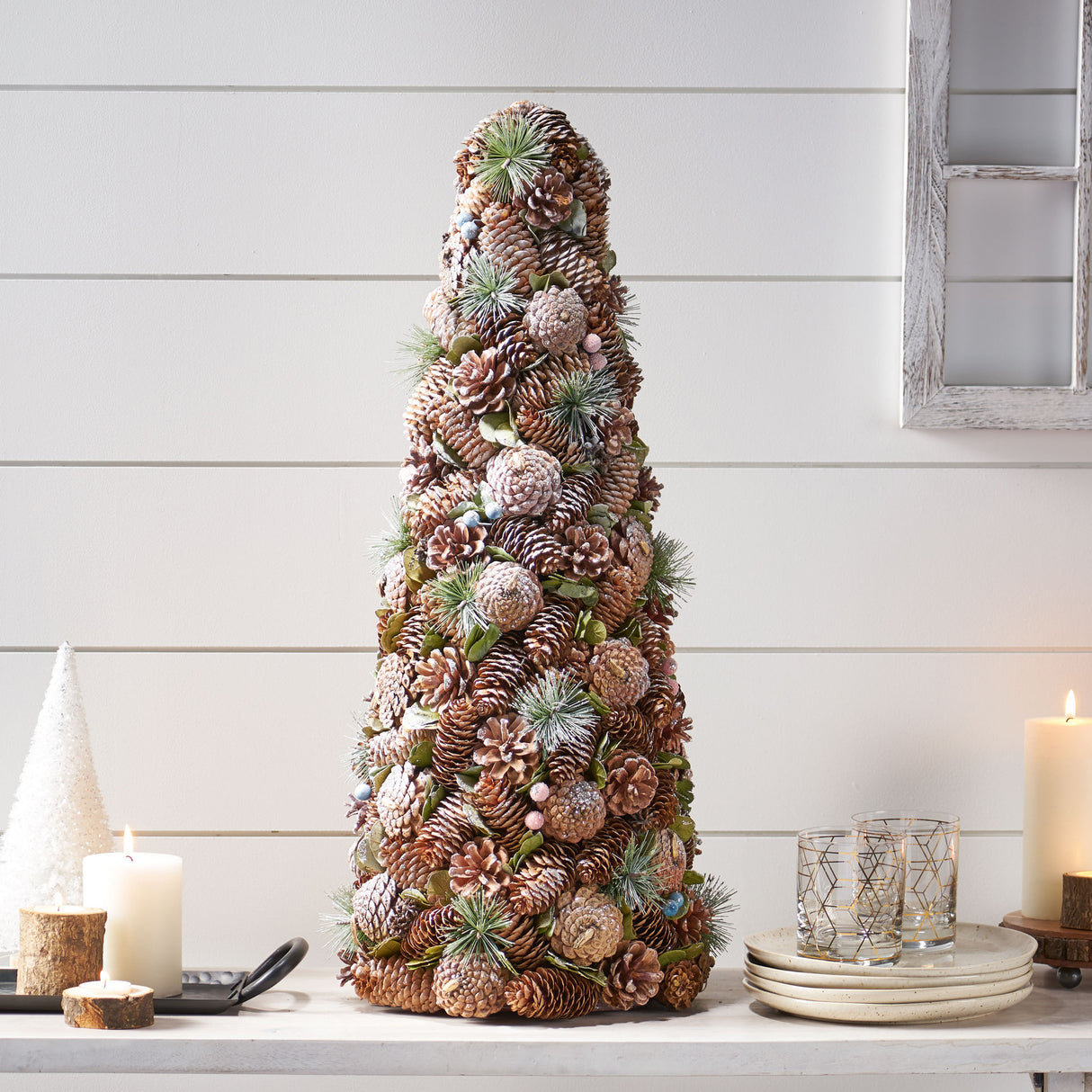 PINE CONE TABLE TOP TREE - V.I.P Digital Presence