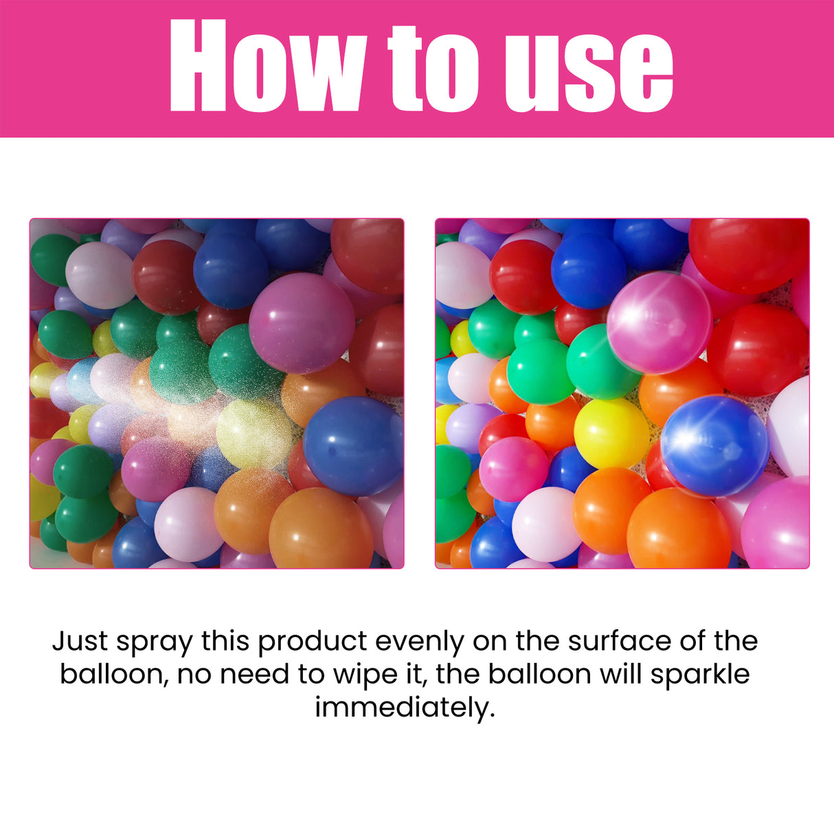 Balloon Shiny Spray, Keep The Surface Texture Of The Balloon Luster Lasting Without Oxidizing The Scene Decoration - V.I.P Digital Presence