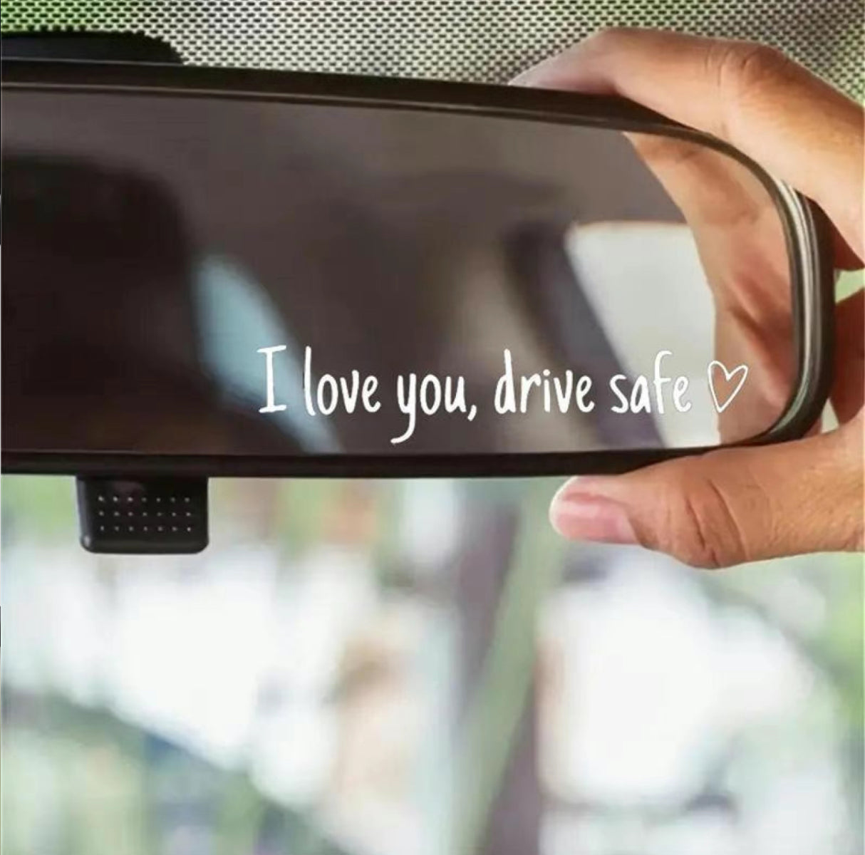 SafeLove Mirror Decal Set