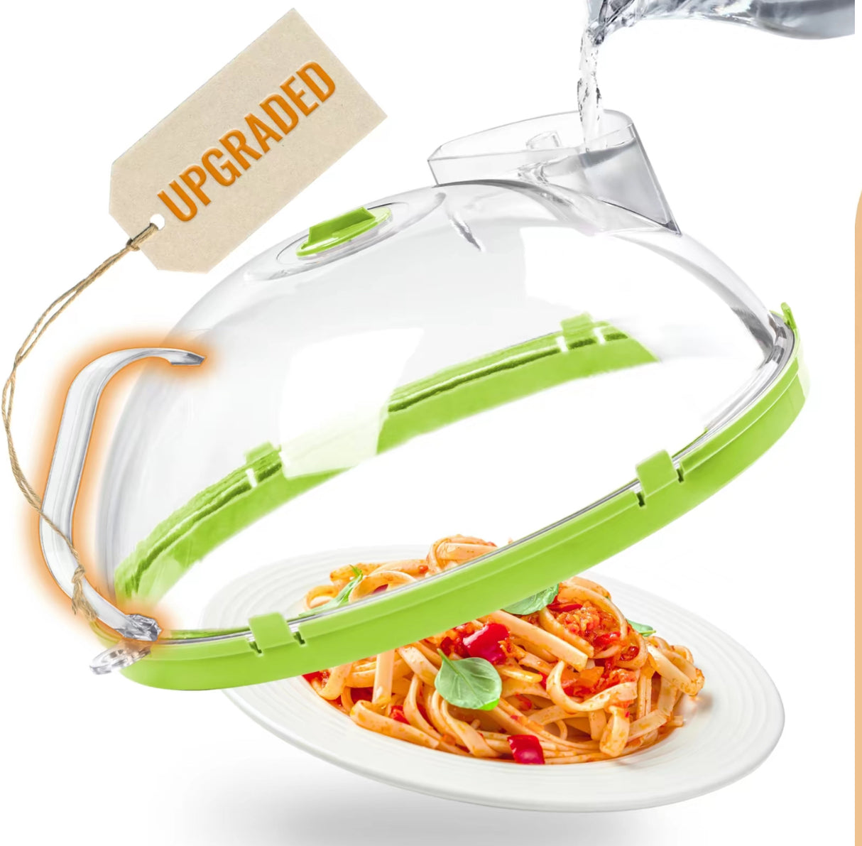 SteamGuard Microwave Cover