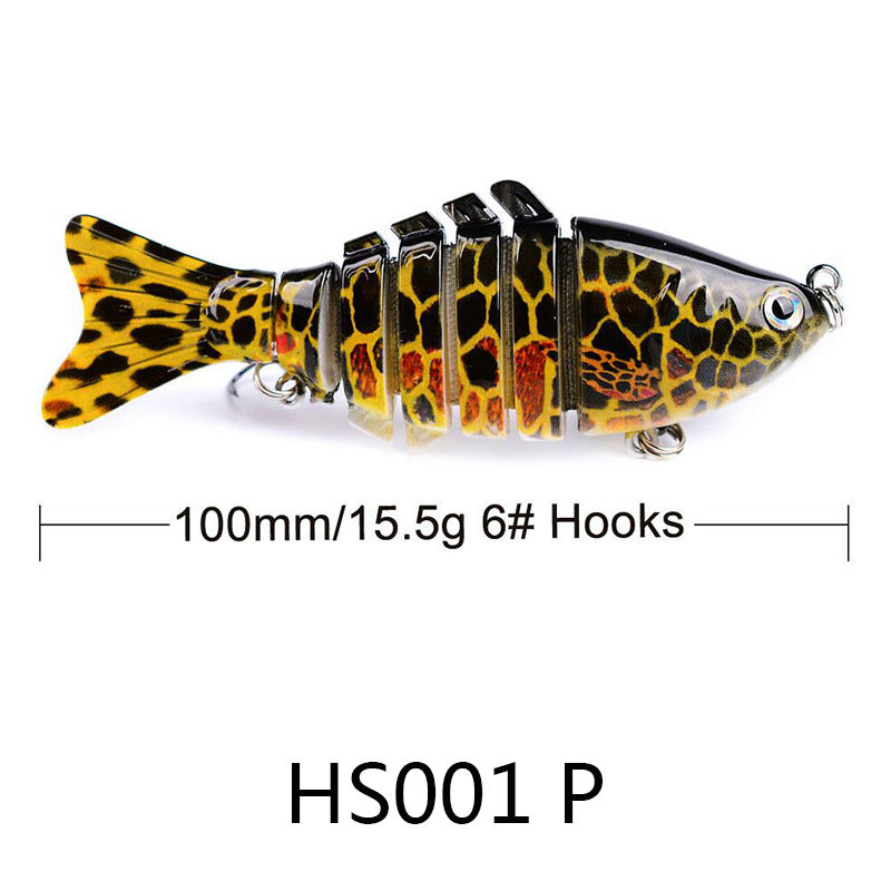 10cm Luya Bait Multi-Section Fish Plastic Hard Bait 15.5g Seven Sections Luya Bionic Bait Section Long Distance Cast Fake Bait Bait - V.I.P Digital Presence