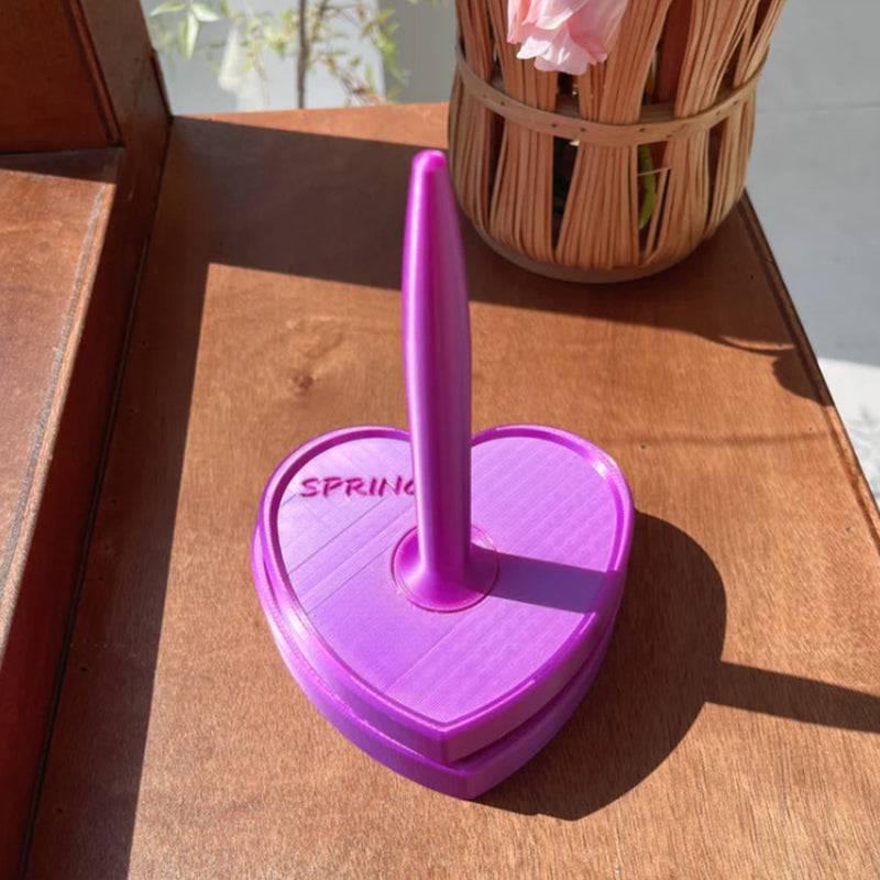 Vertical Shiny-Design Yarn Spinners and Holders: Rotary Plastic Tools for Textile Wool, Agri Wool, and Knitting Enthusiasts - V.I.P Digital Presence