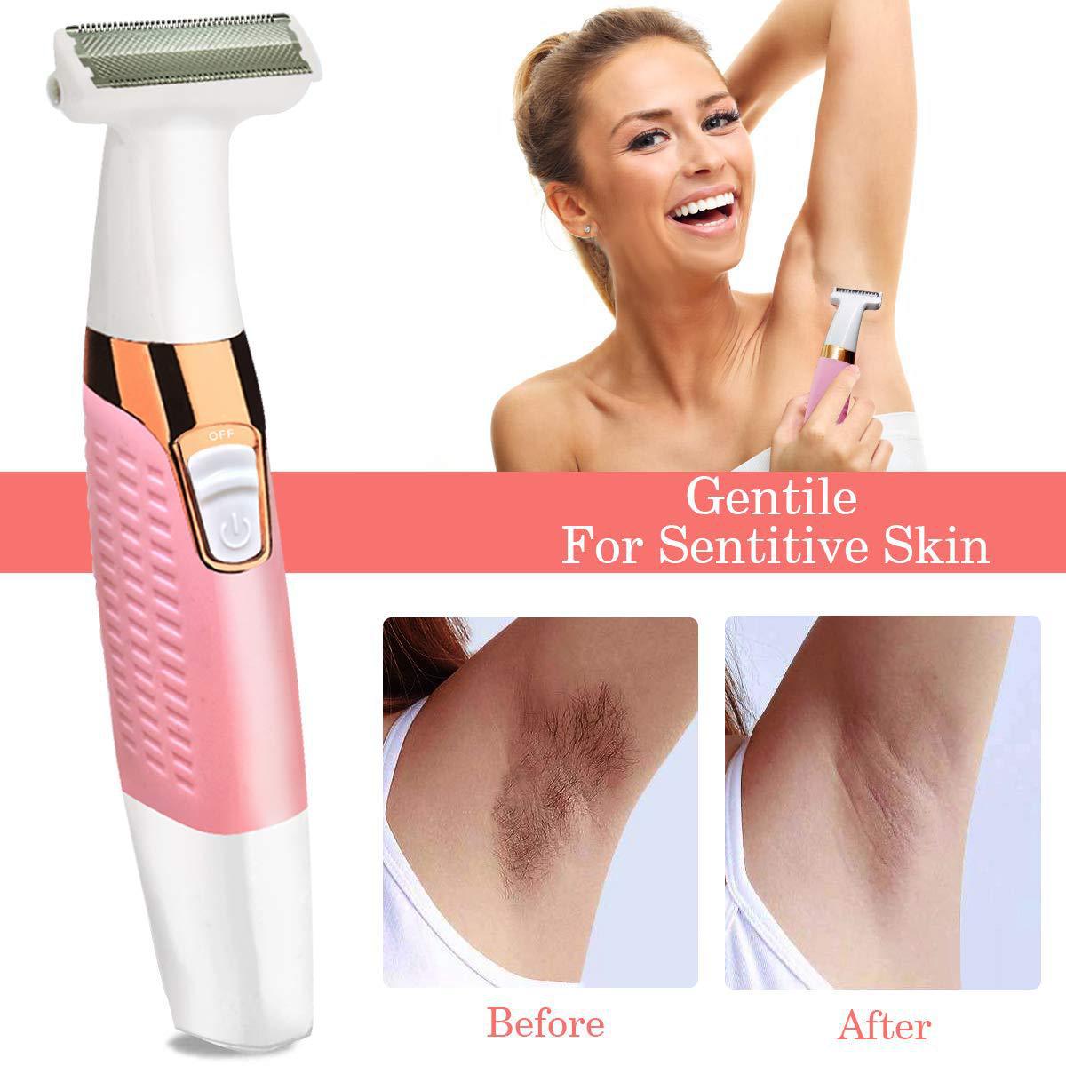 5 in 1 Electric Lady Shaver Eyebrow Trimmer Armpit Hair Leg Hair Scraper Hair Remover - V.I.P Digital Presence
