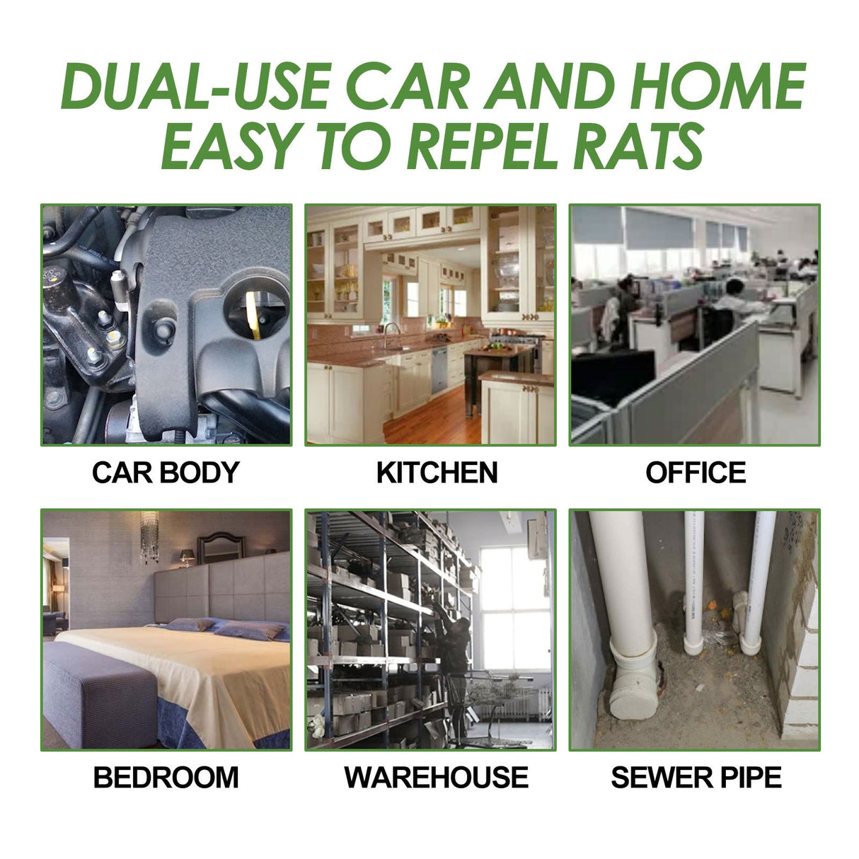 Yegbong 8pcs mice repellant mouse repelling pills car body kitchen office bedroom warehouse sewer pipe rat and mice repellent - V.I.P Digital Presence