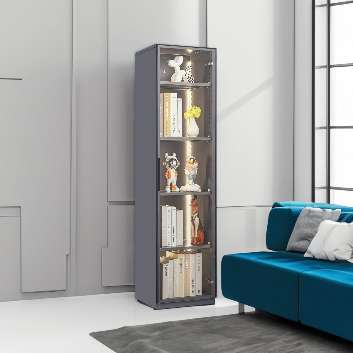 Single door display cabinet - V.I.P Digital Presence