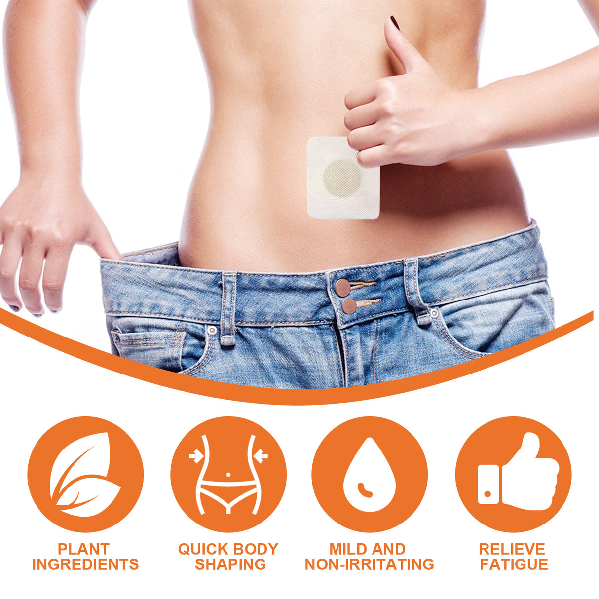 Bee-Venom Shaped Lymphatic Patch, Which Relieves Lymphatic Swelling And Tightenes Body And Arms - Meat Belly Button Patch - V.I.P Digital Presence