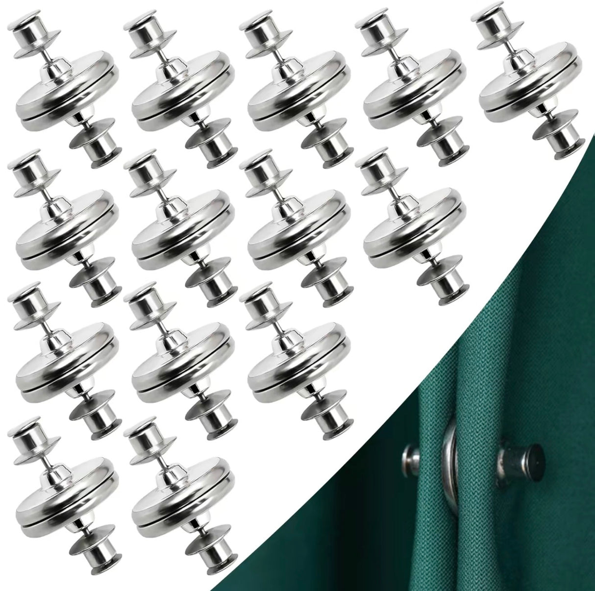 MagnaClip Curtain Fasteners