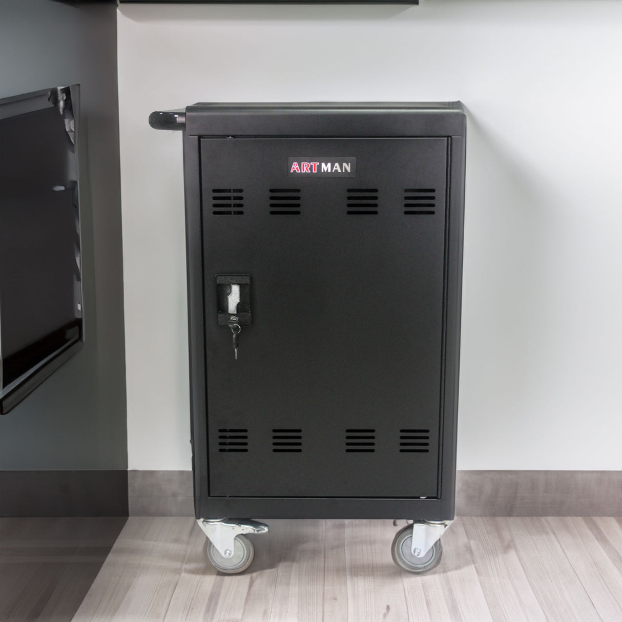 Mobile Charging Cart and Cabinet for Tablets Laptops 30-Device - V.I.P Digital Presence