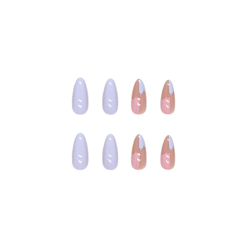 Finished manicure patches, wearable nails, drop-shaped manicure patches, contrasting color combinations - V.I.P Digital Presence