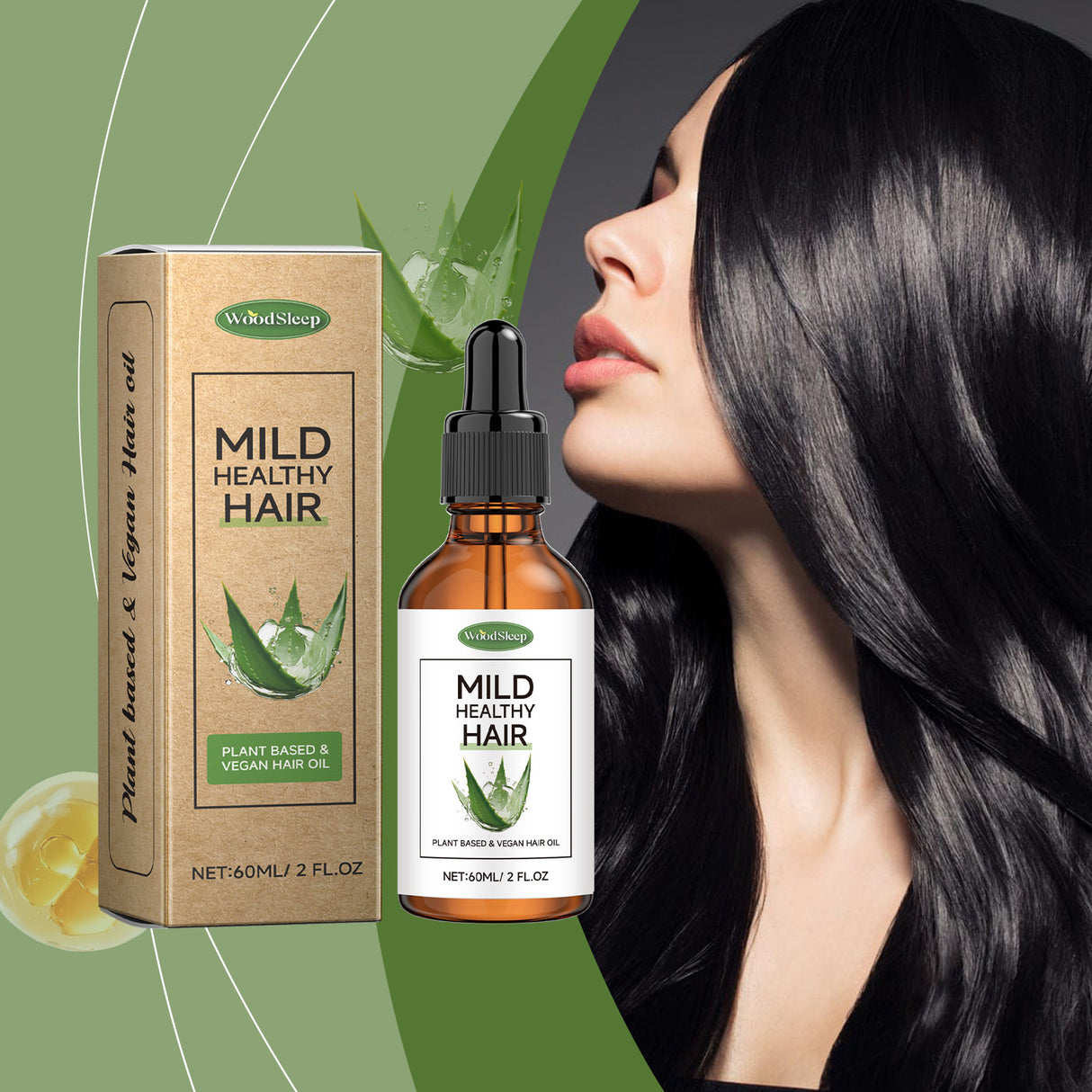 Vegetative Hair Care Essential Oil Gently Moisturizes And Repairs Dry Hair Vegetative Fragrance Prevents Frizz - V.I.P Digital Presence