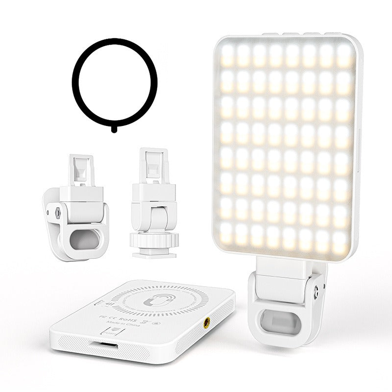 Magnetic fill light LED video conference phone fill light camera photography live broadcast photography pocket light - V.I.P Digital Presence
