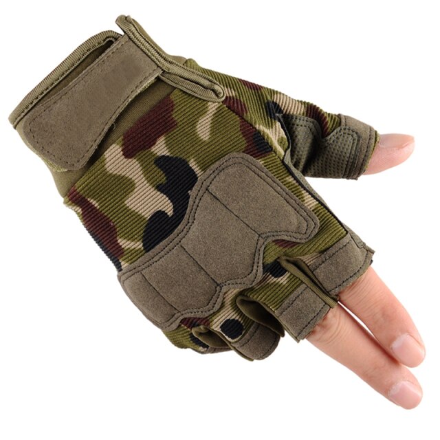 1 Pair Tactical Sports Fitness Weight Lifting Gym Gloves Training Fitness bodybuilding Workout Wrist Wrap Exercise Glove for Men - V.I.P Digital Presence