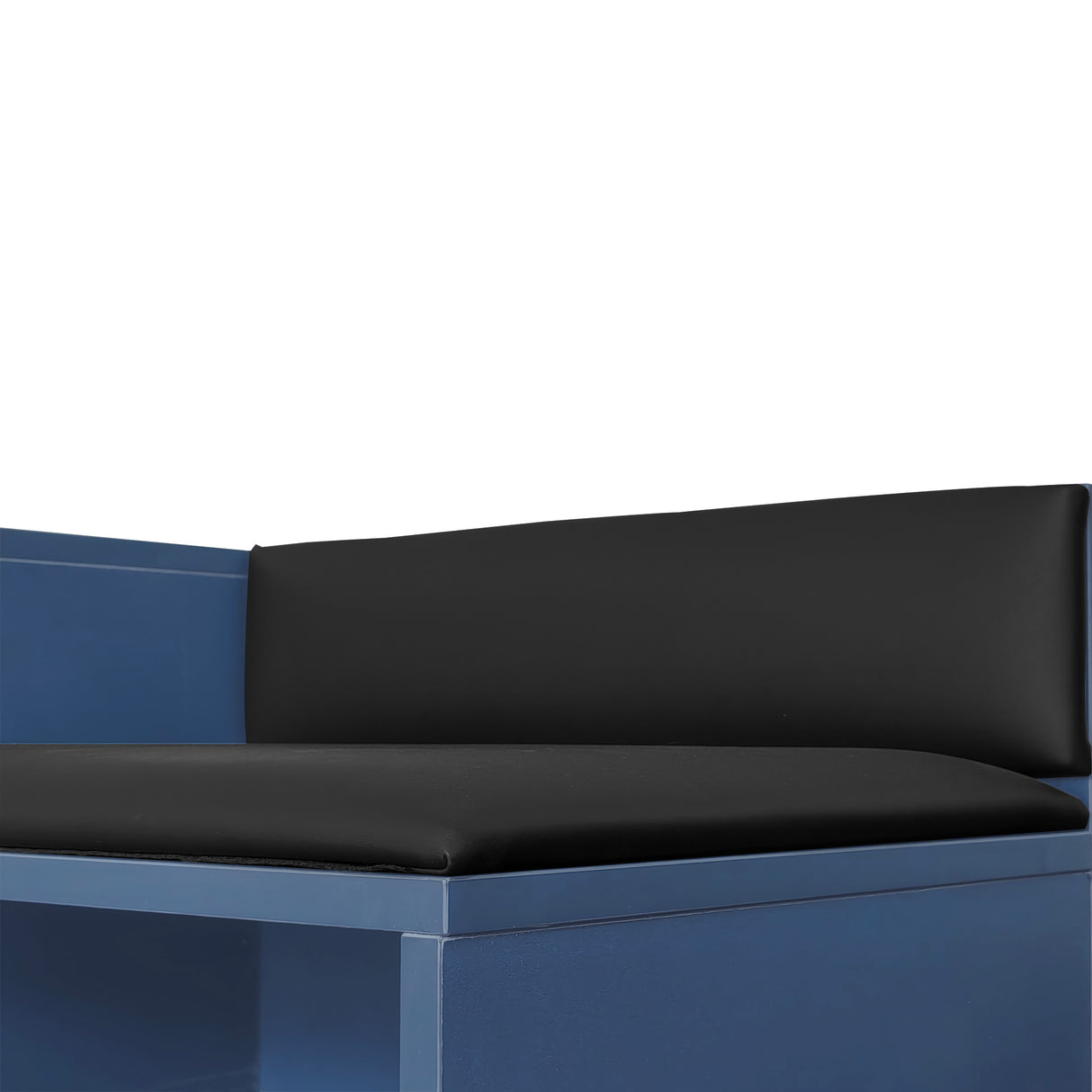 Modern Shoe Storage Bench with Hidden Storage and Upholstered Cushions for Bedside, Living Room and Entryway (Navy) - V.I.P Digital Presence