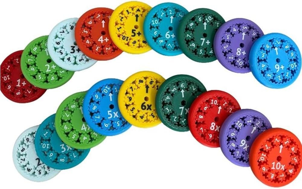 MATH FIDGET SPINNERS 9-piece math fidget spinner teaching enlightenment toy - V.I.P Digital Presence