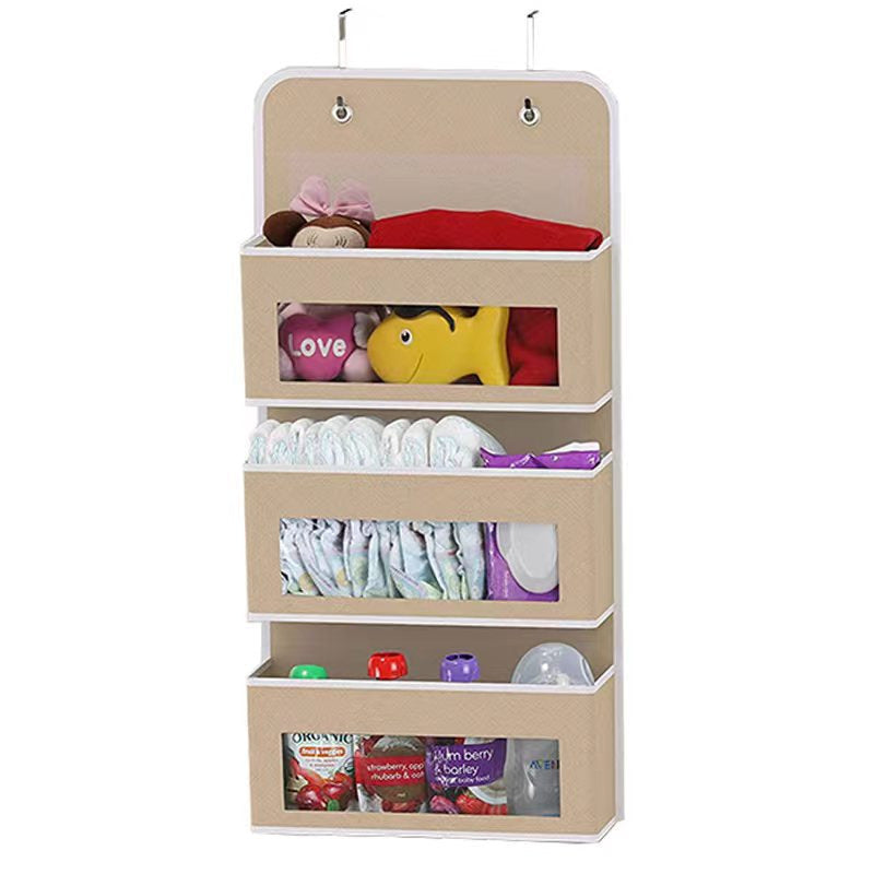 5 - Shelf Hanging Storage: Anti - Tilt, 5 large pockets. Good for bedroom, bathroom, living room (behind - door use). - V.I.P Digital Presence