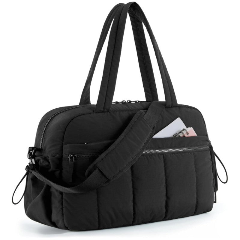Large Capacity Carry-On Travel Duffel Bag for Women, with Shoulder Strap, Ideal for Weekend Overnight Trips and Sport Gym Use - V.I.P Digital Presence