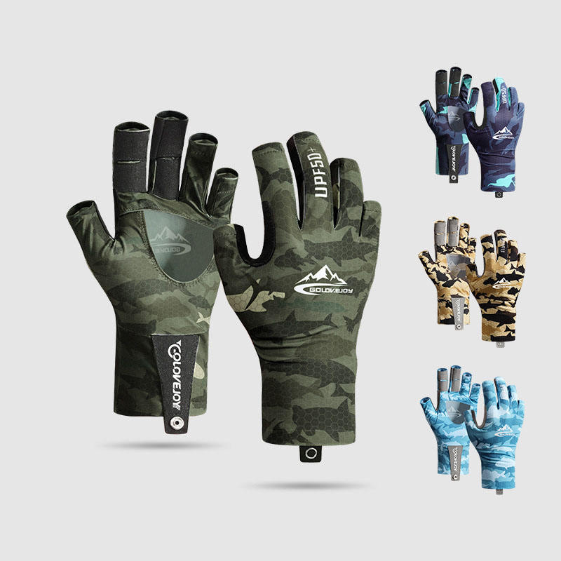 Professional UPF50+ Lure Fishing Gloves Half Finger Sun protection Ice silk Fishing Gloves For Men - V.I.P Digital Presence