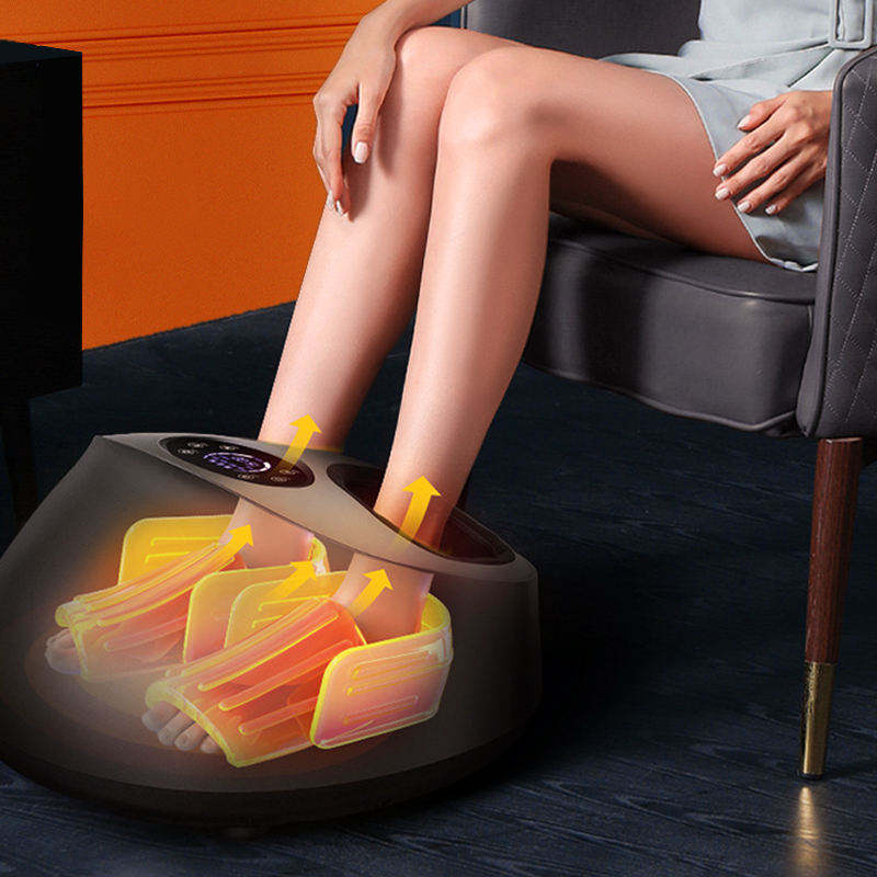 Foot Massager Equipment Feet Air Compression Foot Massager Vibrating Kneading Shiatsu Electric Heating Foot Massager - V.I.P Digital Presence
