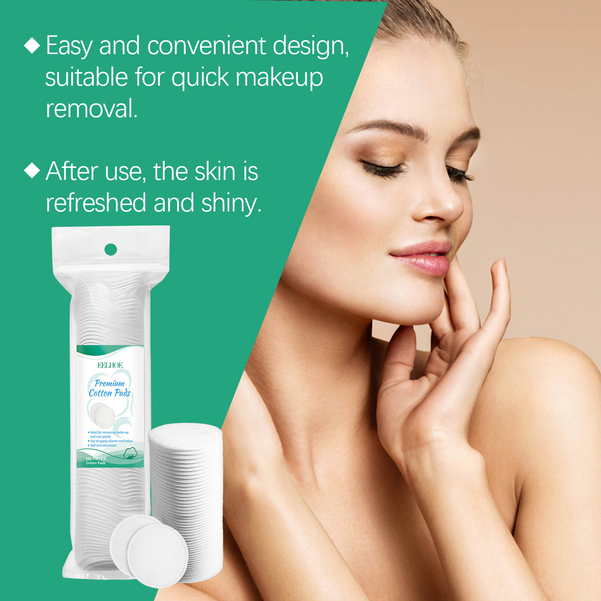 Face Makeup Remover Face Makeup Remover Gentle Clean Soft And Comfortable Face Cotton Pad - V.I.P Digital Presence