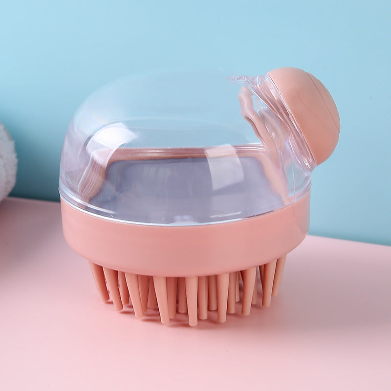 Hair Wash Comb Clear Brush Fluid Press Scalp Massage Bath Cleaning Shower Brush Home Shampoo Scrubber - V.I.P Digital Presence