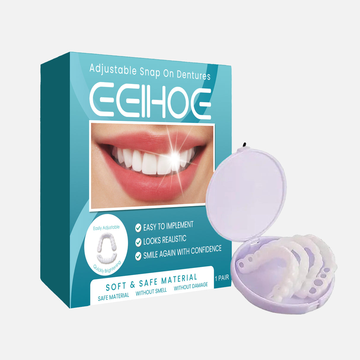 Adjustable Buckle Denture, Temporary Fillings Interdental Fillings Orthodontic Denture Kits - V.I.P Digital Presence