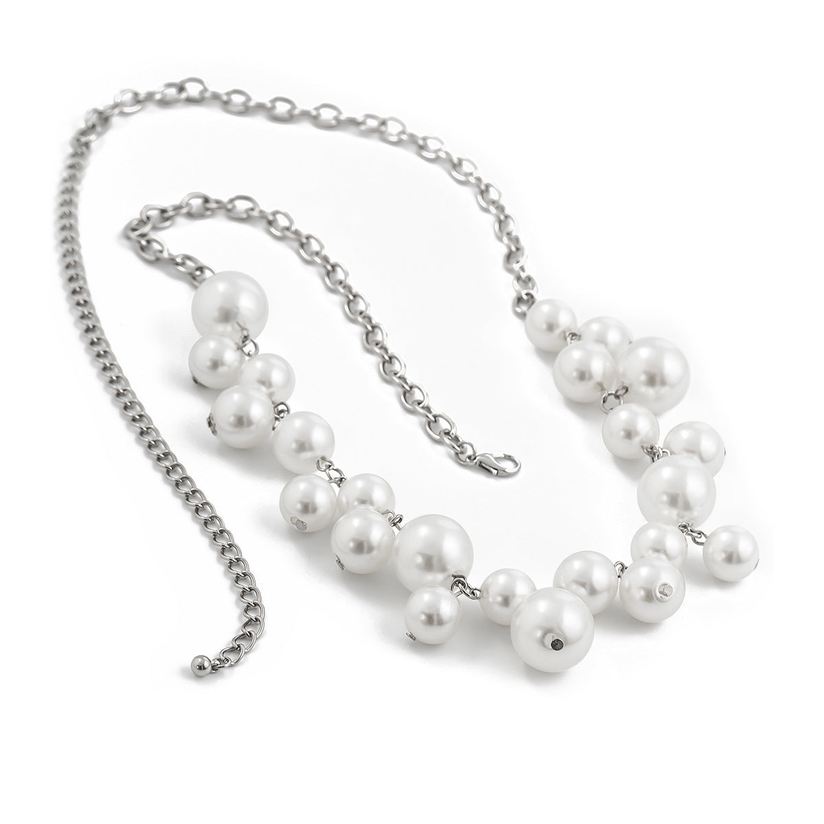 Fashion design imitation pearl tassel waist chain female creative round bead splicing body chain - V.I.P Digital Presence