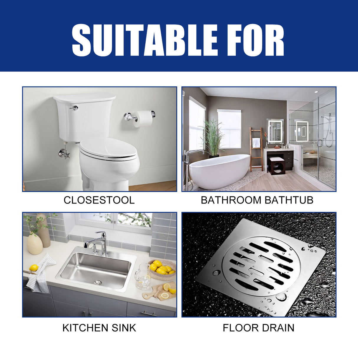 Drain Cleaner, Toilet Kitchen Drain Anti-Clogging Deodorant Dredging Cleaner - V.I.P Digital Presence