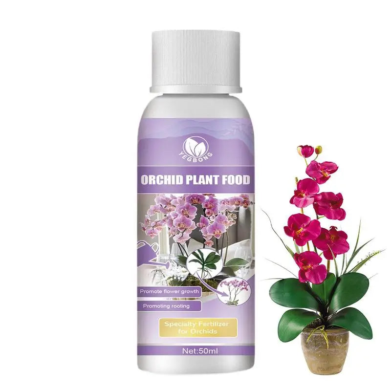 50ml Orchid Fertilizer Liquid Orchid Flower Plants Growth Enhancer Supplement Houseplants Food Promoter For Orchids Acid Blooms - V.I.P Digital Presence