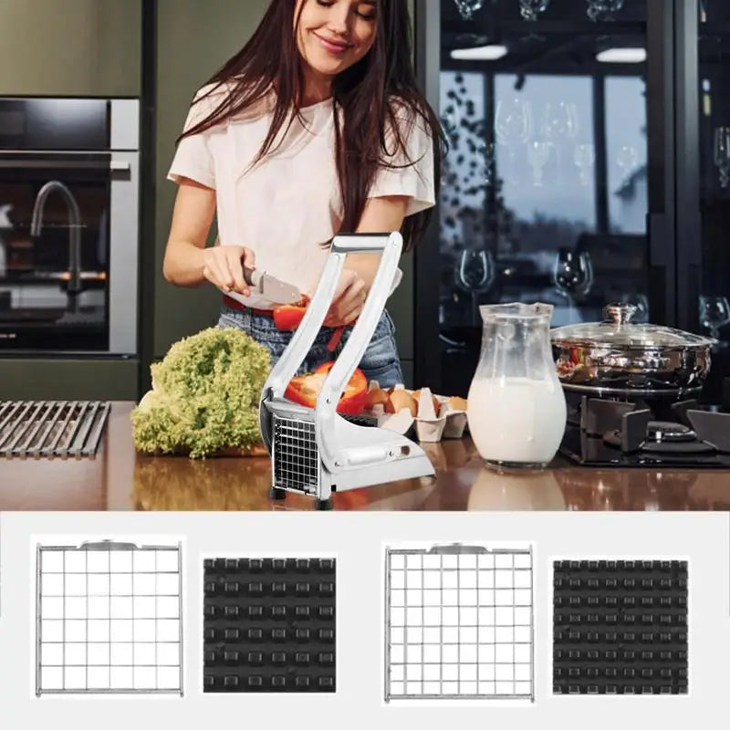 French Fry Cutter Multifunction Vegetable Spiralizer Waterproof Fruit Chopper Chips Maker Potato Slicer household kitchen tools - V.I.P Digital Presence