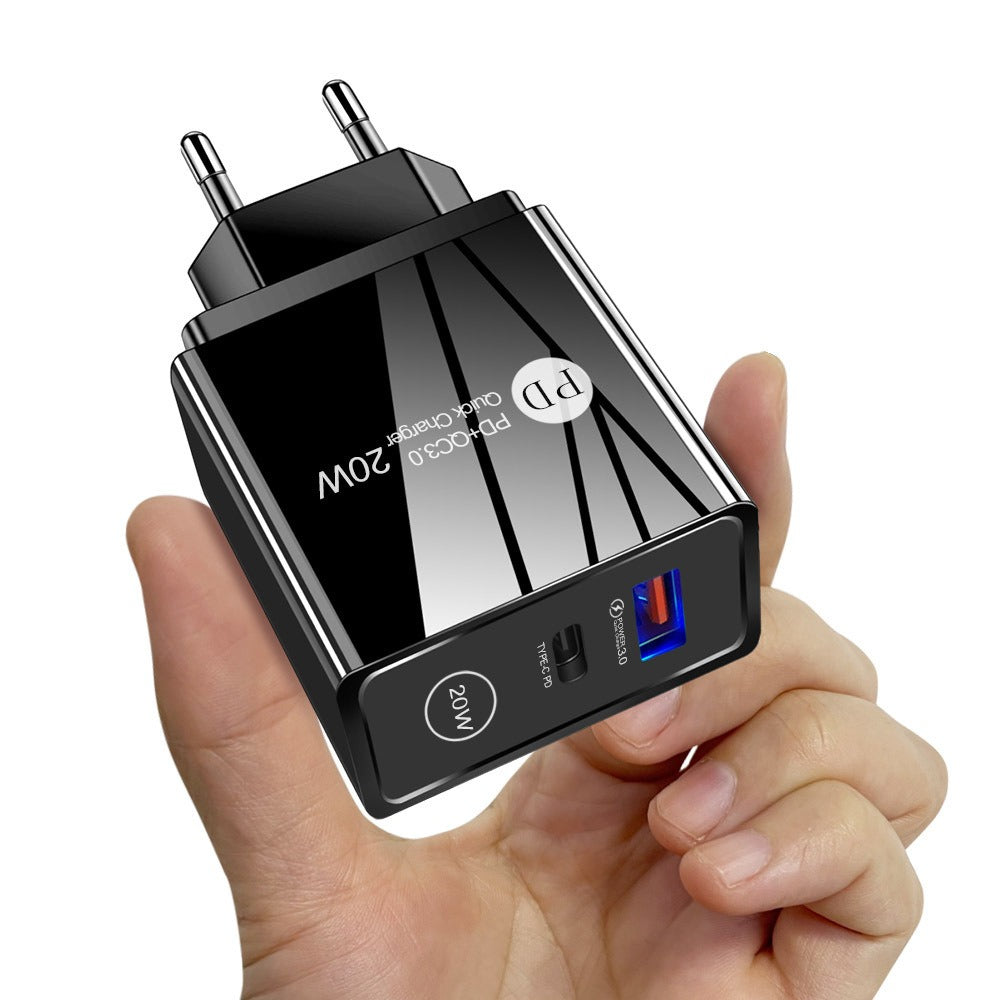 Cargador de teléfono móvil PD QC3.0 de carga rápida de 20 W